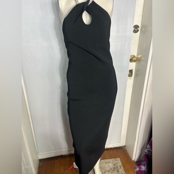 Galvan London CLEOPATRA DRESS - BLACK (M) - Picture 5 of 14